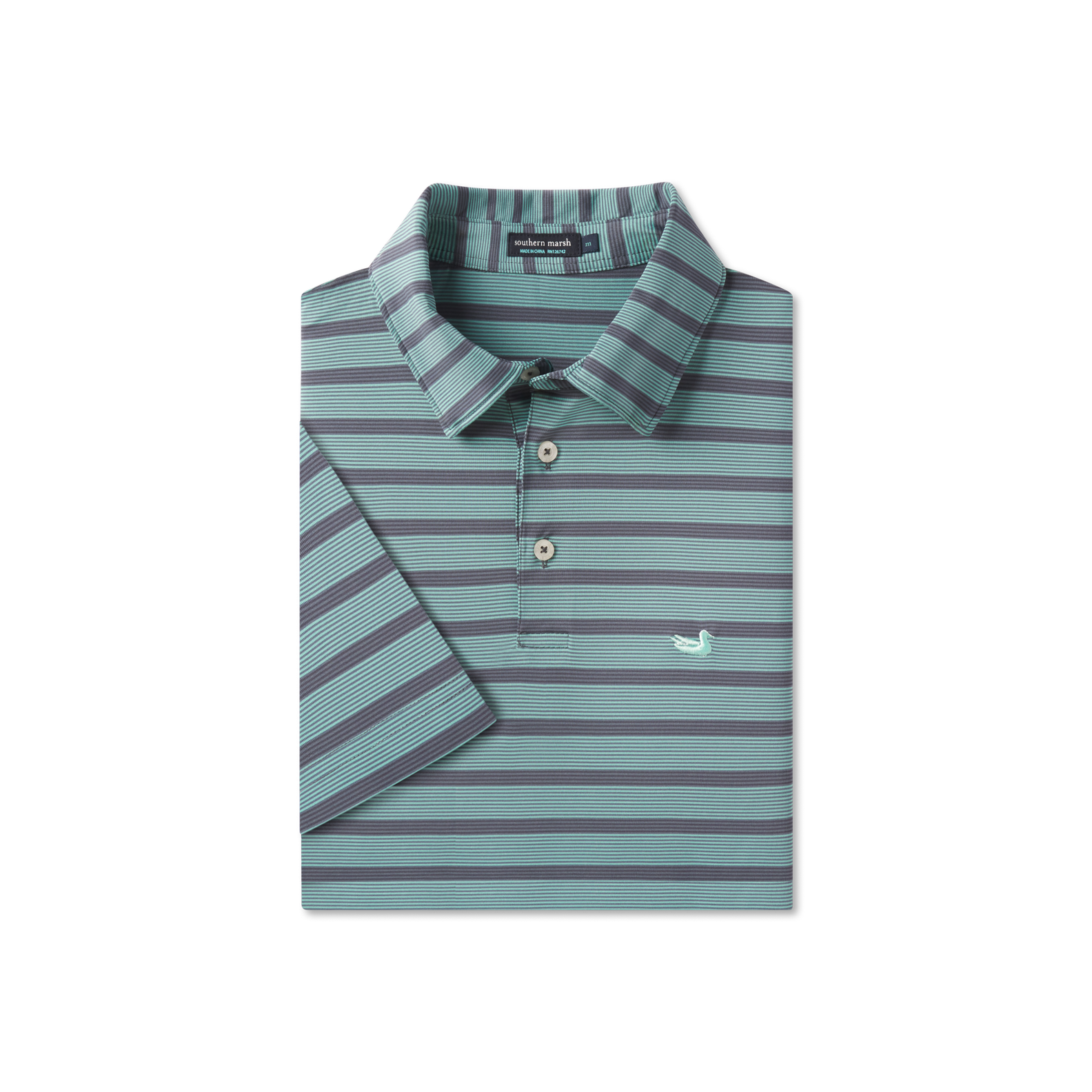 Bermuda Performance Polo - Panama Stripe
