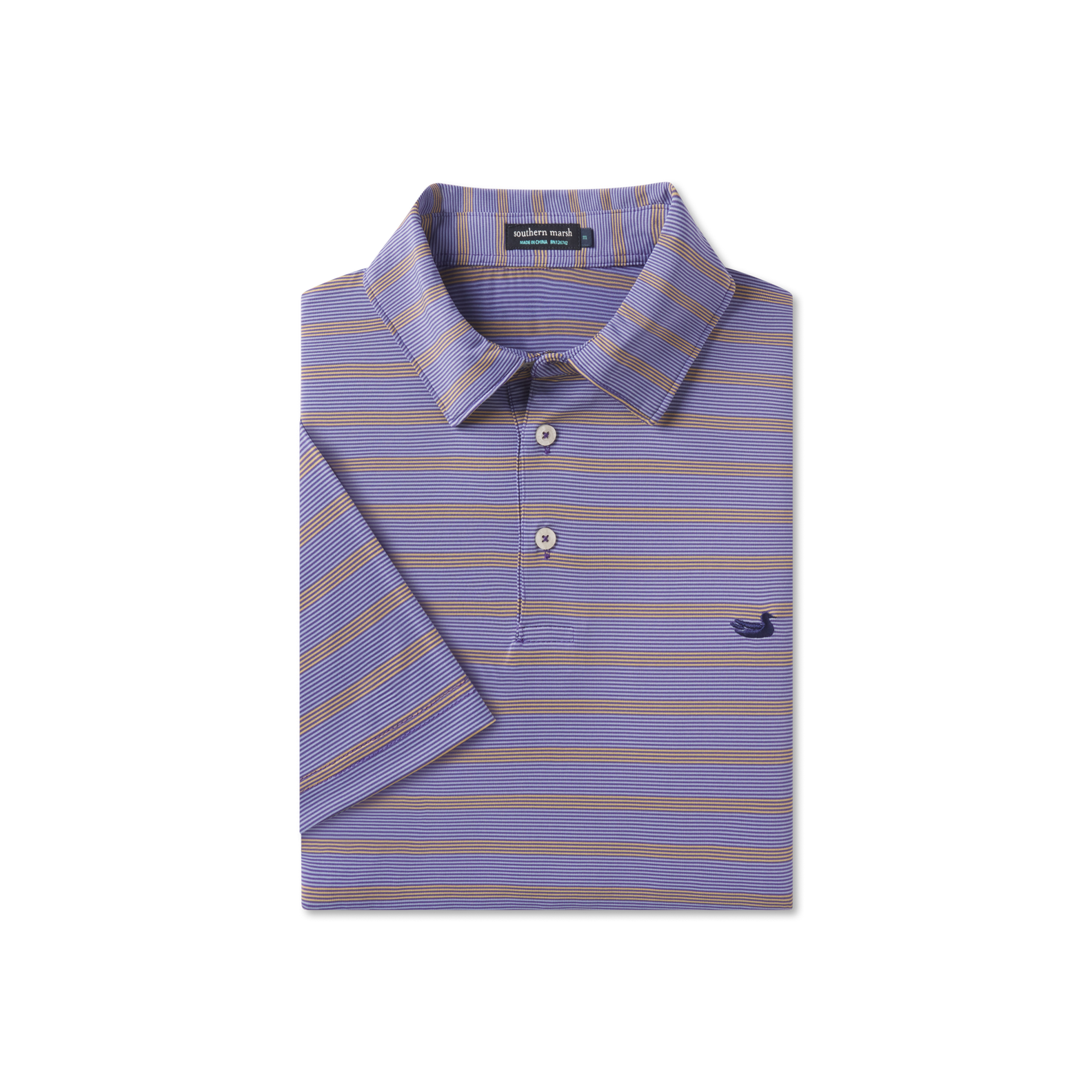 Bermuda Performance Polo - Panama Stripe