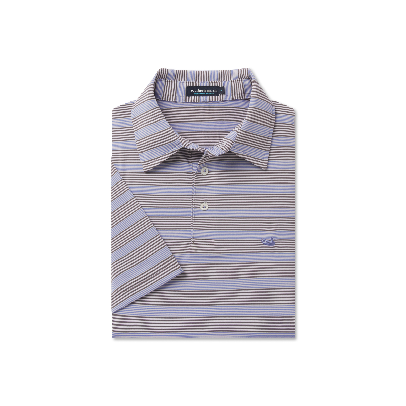 Bermuda Performance Polo - Pensacola Stripe