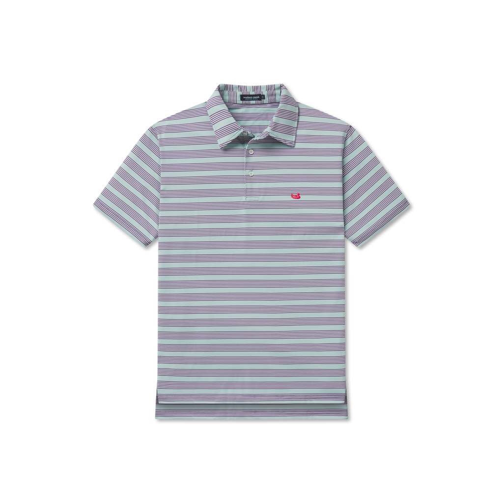 Bermuda Performance Polo - Pensacola Stripe
