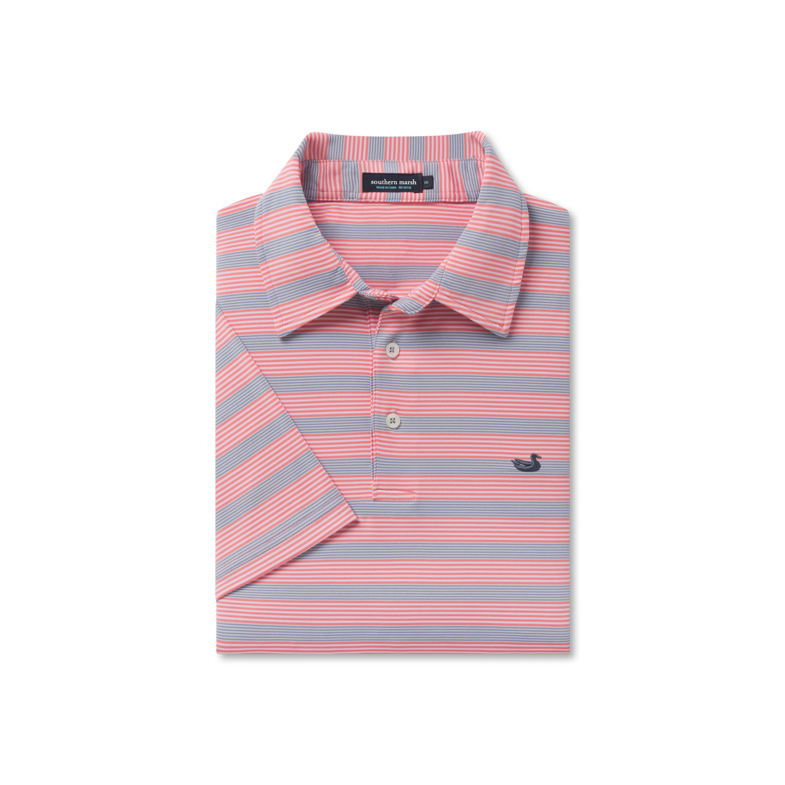 Bermuda Performance Polo - Pensacola Stripe