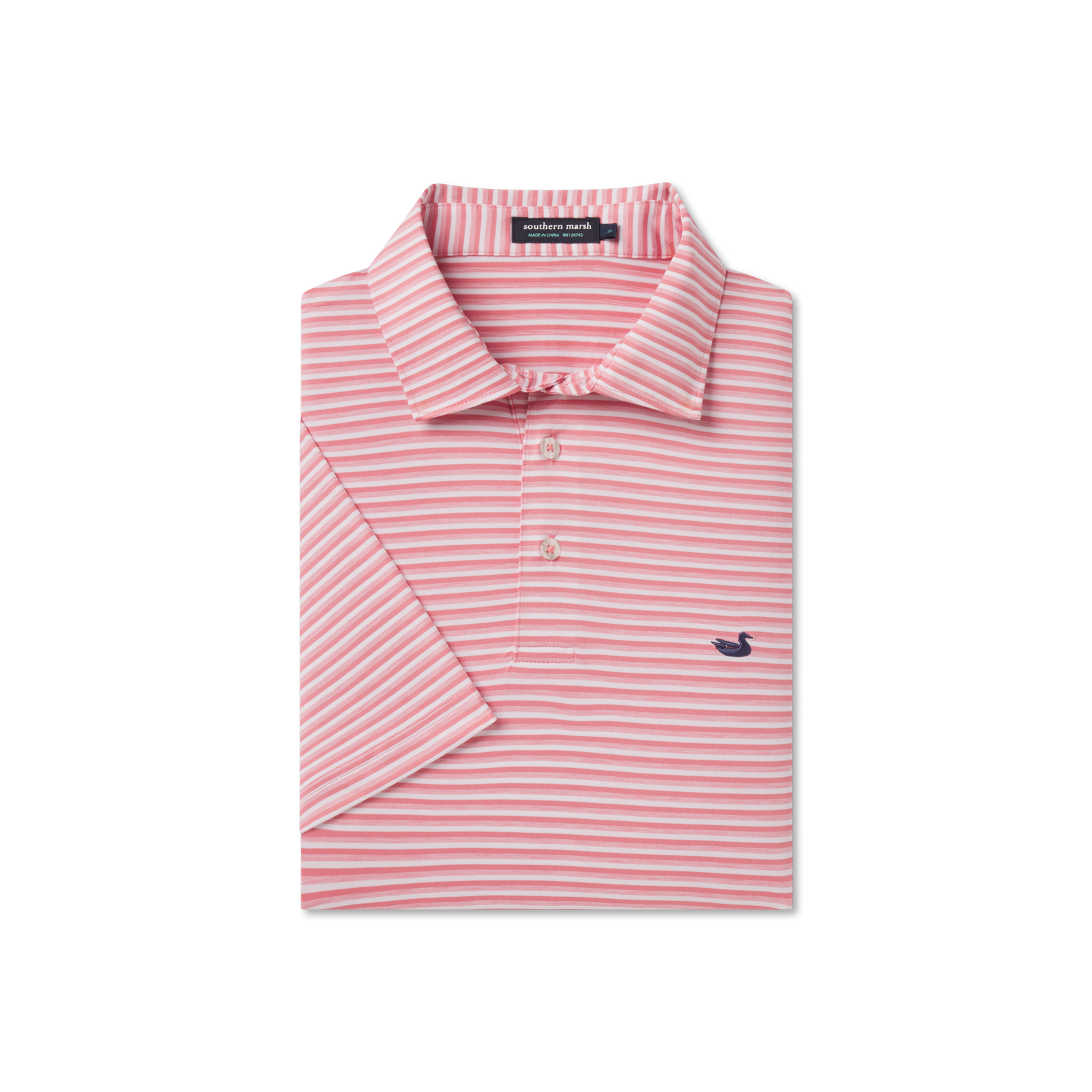 Bermuda Performance Polo - Domingo Stripe