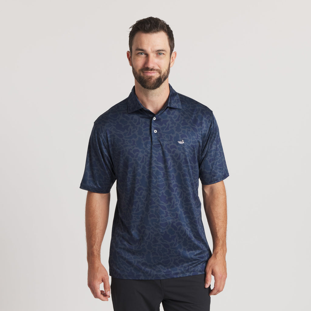 Marsh Performance Polo - Retro Camo