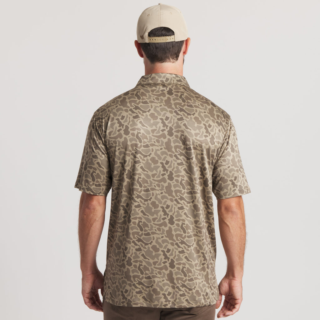 Marsh Performance Polo - Retro Camo