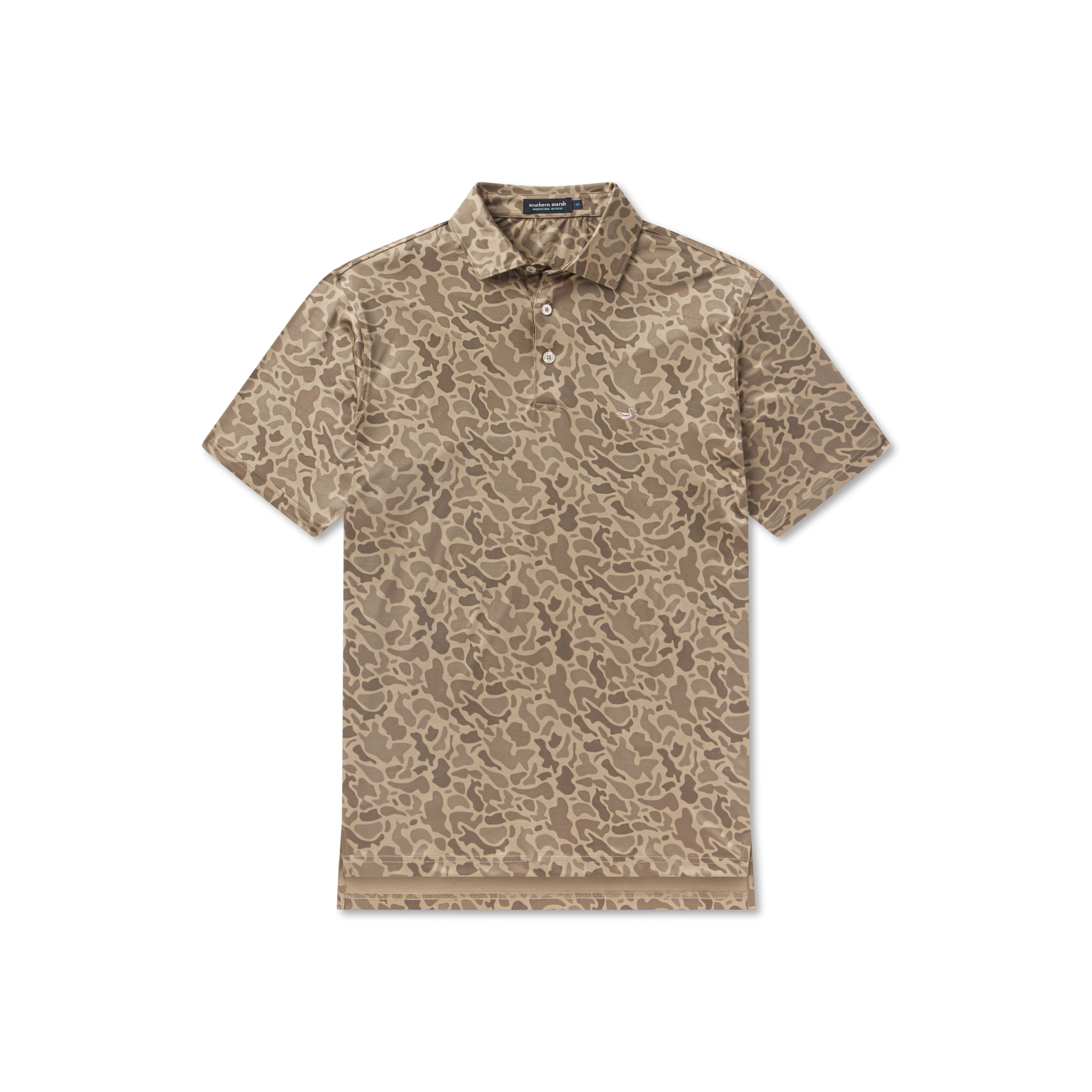 Marsh Performance Polo - Retro Camo