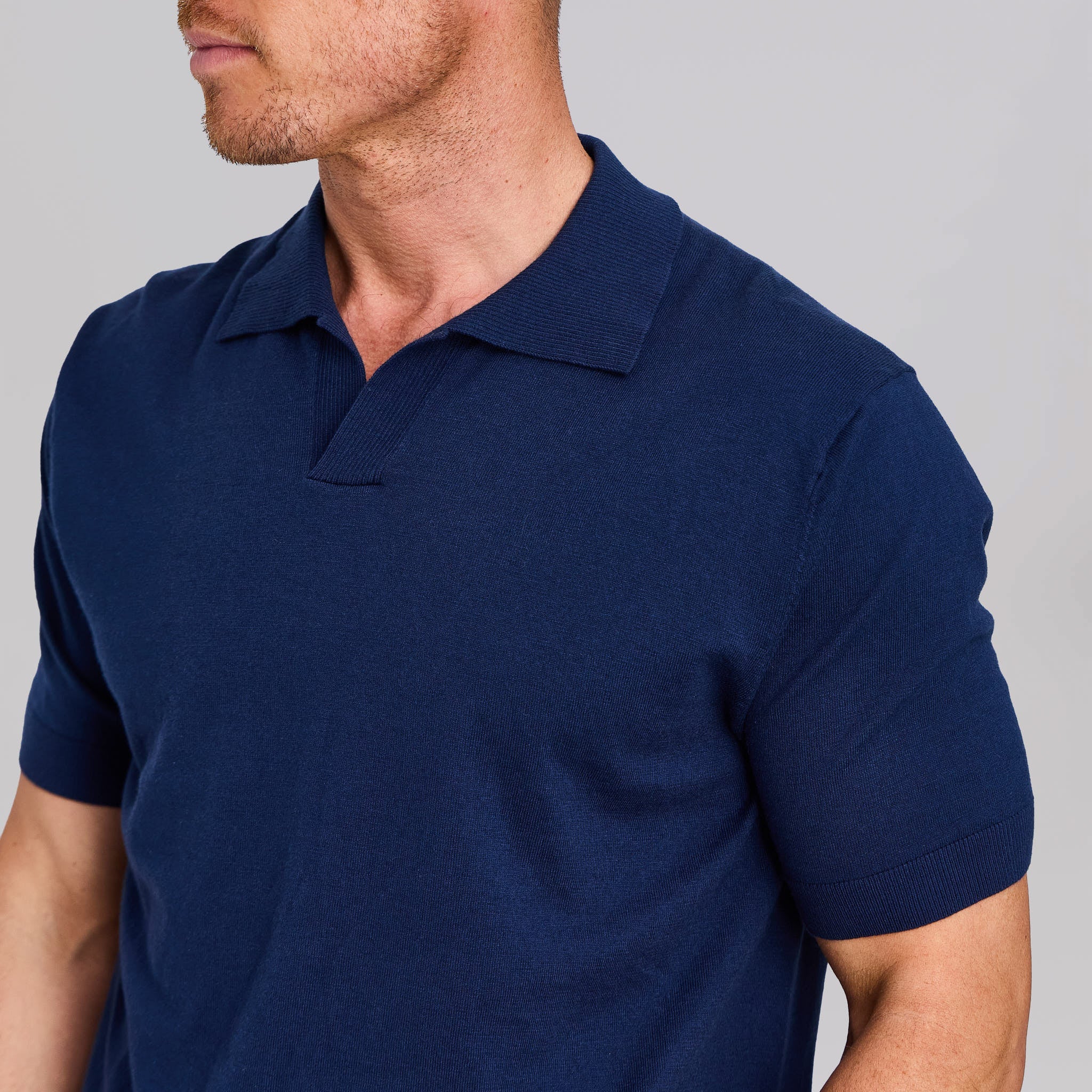 The Silvio - Johnny Collar Polo - Navy