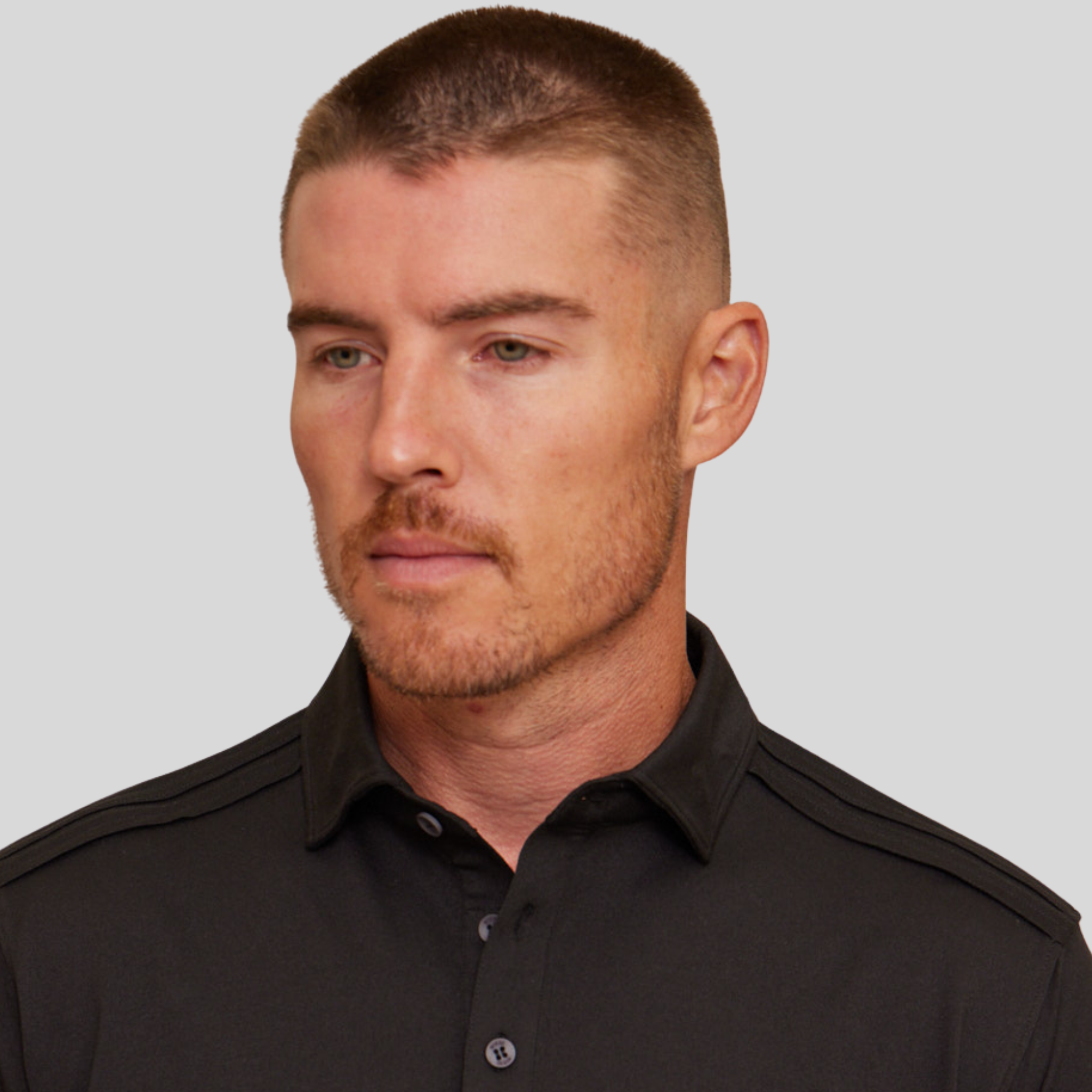 The Voyager - Performance LS Polo - Black