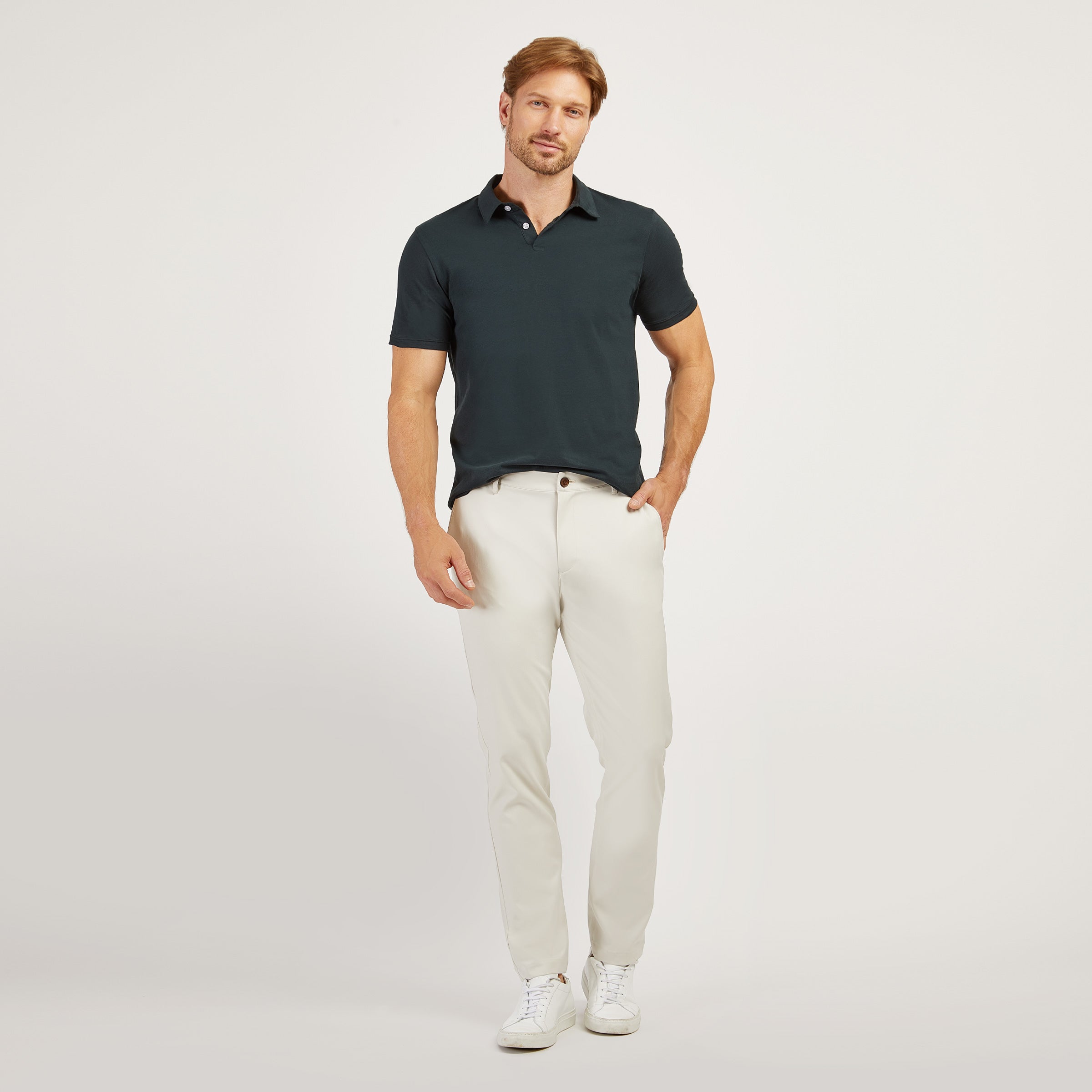 Jersey Sueded Polo