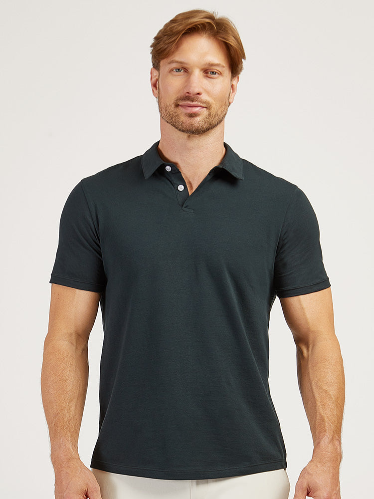 Jersey Sueded Polo